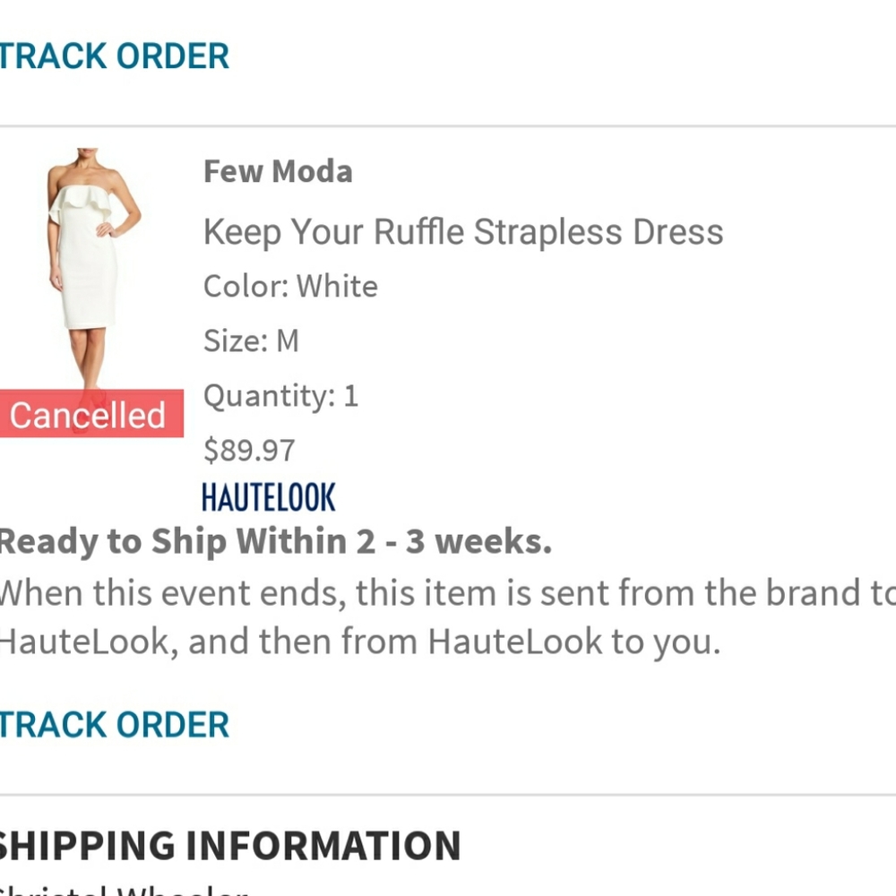 Few Monda NWT simple wedding dresd